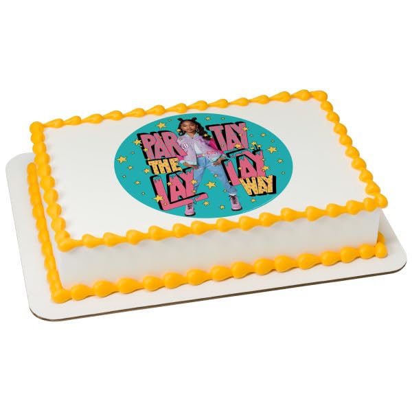 That Girl Lay Lay Partay The Lay Lay Way PhotoCake® Edible Cake Topper Icing Image for 1/4 Sheet cake or larger