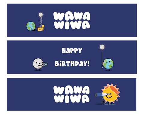 Wawawiwa Birthday cake border 3 Strips 2.5x10.5 inches in size