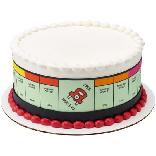 Monopoly Let's Play! PhotoCake® Edible Cake Border Icing Image