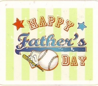 Happy Father's Day Baseball ~ Edible Cake Topper