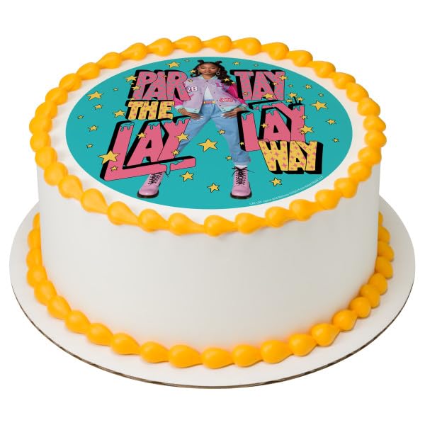 That Girl Lay Lay Partay The Lay Lay Way PhotoCake® Edible Cake Topper Icing Image for 6 inch Round cake or larger