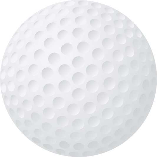 Golf Ball Edible Cake Topper