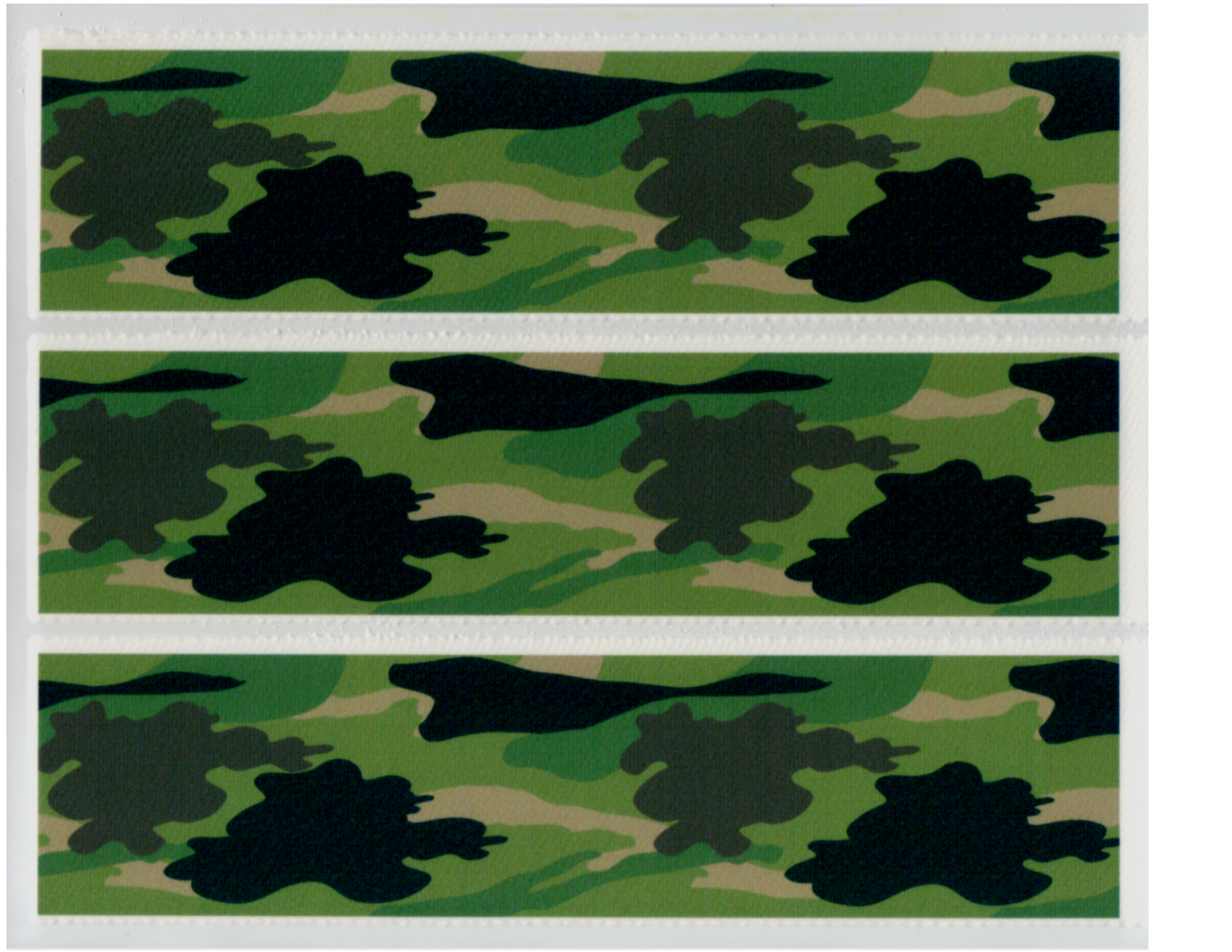 Camo Strips Edible Cake Border