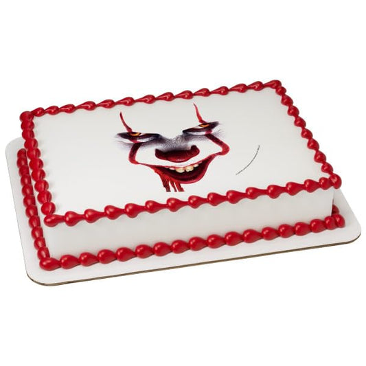 IT Clown the movie PhotoCake® Edible Cake Topper Icing Image for 1/4 Sheet cake or larger