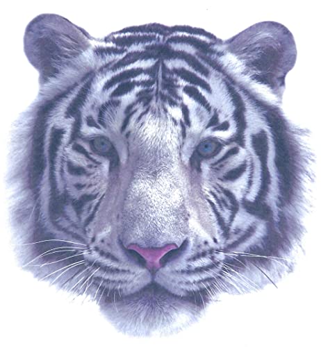 White Tiger Edible Cake or Cupcake Topper fits 1/4 sheet cake or larger