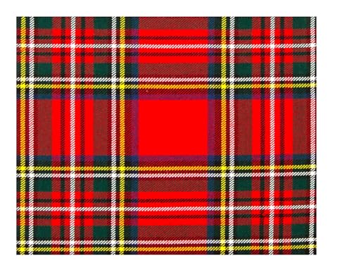 Royal Stewart Red Plaid Pattern Edible Icing Sheets