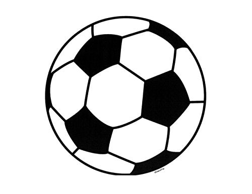 Soccer Ball Edible Cake/Cupcake Topper!!! for 6 inch Round Cake