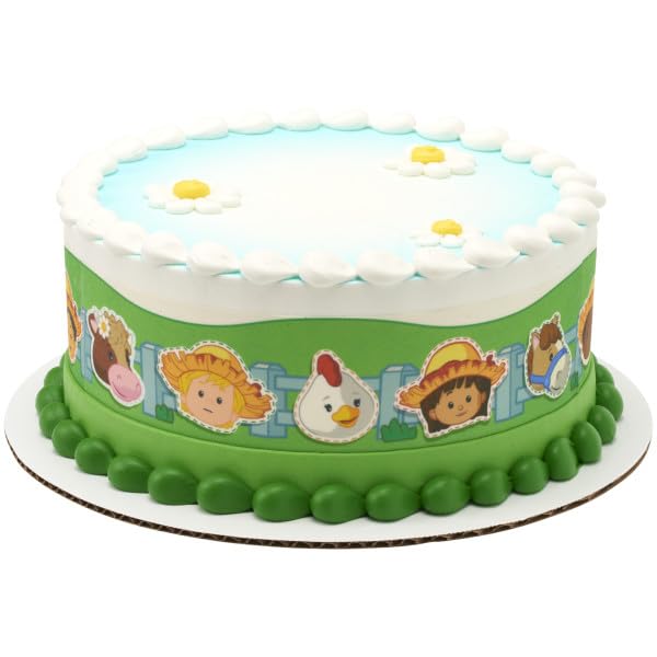 Children Farmyard Fun PhotoCake® Edible Cake Border Strips Icing Image,