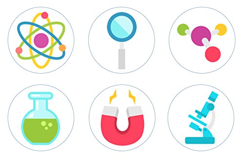 Mad Scientist Science Edible Cupcake Toppers Decoration