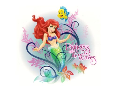 Mermaid Princess of the Water Edible Cake Topper-1/4 Sheet