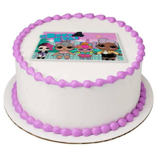 Surprise Shine Bright PhotoCake® Edible Cake Topper Icing Image for 6 inch Round cake or larger