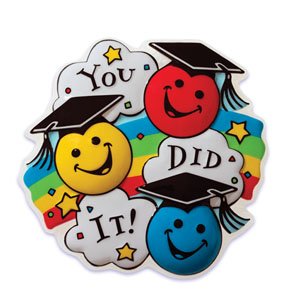 You Did It Graduation Icing image Cake Topper