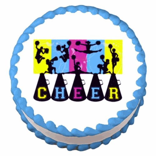 1/4 Sheet ~ Cheerleading Birthday ~ Edible Cake/Cupcake Topper!!!