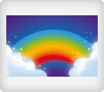 Rainbow Edible Icing Image (1/4 Sheet)