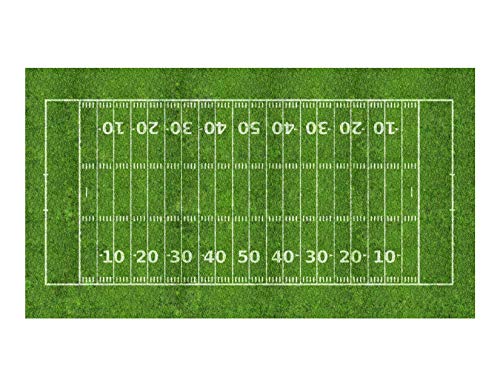 Football Field Edible Icing Image Cake Topper (1/4 Sheet)