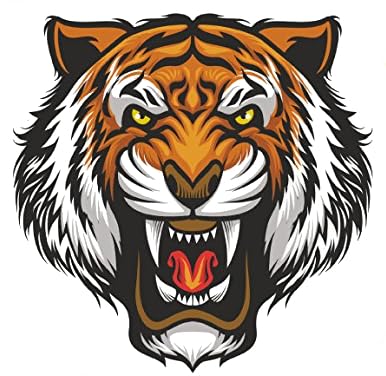 Roaring Tiger Edible Cake Topper- 8' Round