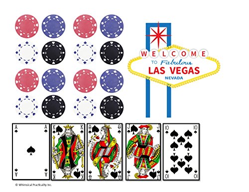 1/4 Sheet - Las Vegas Casino Birthday - Edible Cake/Cupcake Party Topper