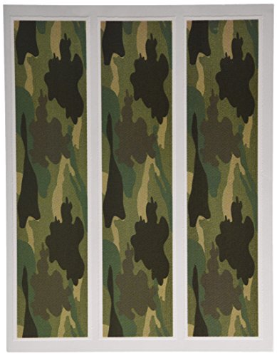 Camouflage Camo Edible Icing Image Cake Strips Side Edge Decoration 3pc by Whimsical Practicality