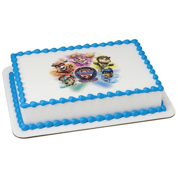 Paw Patrol The Movie 2 PhotoCake® Edible Cake Topper Icing Image,