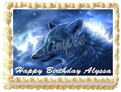 Wolf Edible Frosting Sheet - 1/4 Sheet