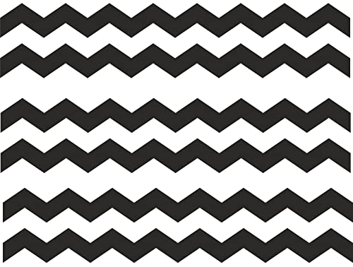 Black Chevron border Strips Edible Cake border 3 Strips