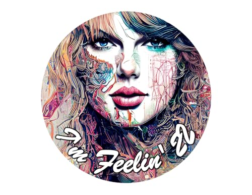 Swiftie "I'm Feeling 22" Edible Cake Topper- 8" Round