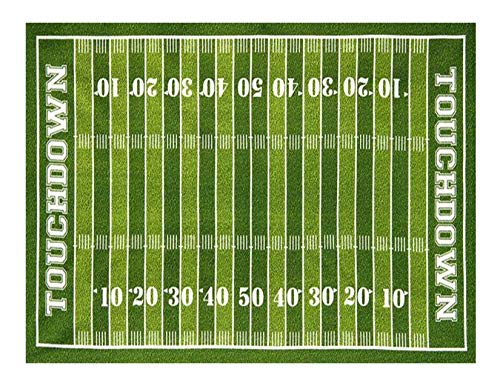 Football Field Edible Cake Topper-1/4 Sheet