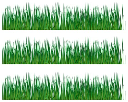 Grass cake border Strips Edible Cake Topper