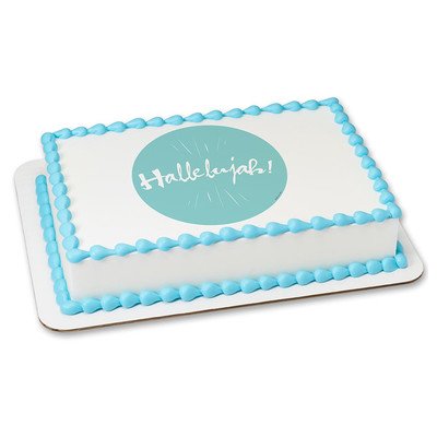 Hallelujah! Edible Icing Image for 8 inch round cake