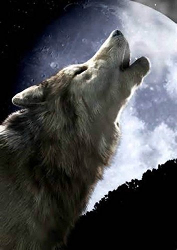 Wolf Howling Edible Icing Image 1/4 Sheet