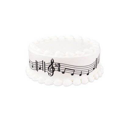 Music Notes Edible Cake Border Decoration by Sweetn Treats