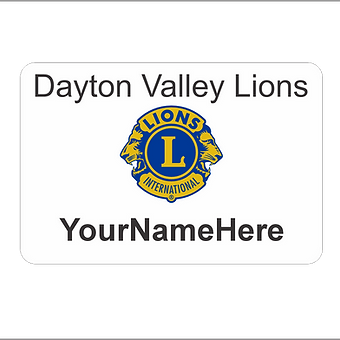 Dayton Valley Name Badge