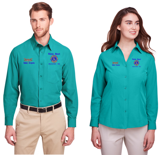 Teal Dress Shirt for 2024-2025 Disrict 46