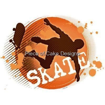 1/4 Sheet ~ Skateboarder Birthday ~ Edible Cake/Cupcake Topper!!!