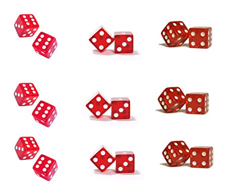 Casino Las Vegas Dice - Cake Side Designer Strip - Edible Cake/Cupcake Party Topper 3 Strips per sheet