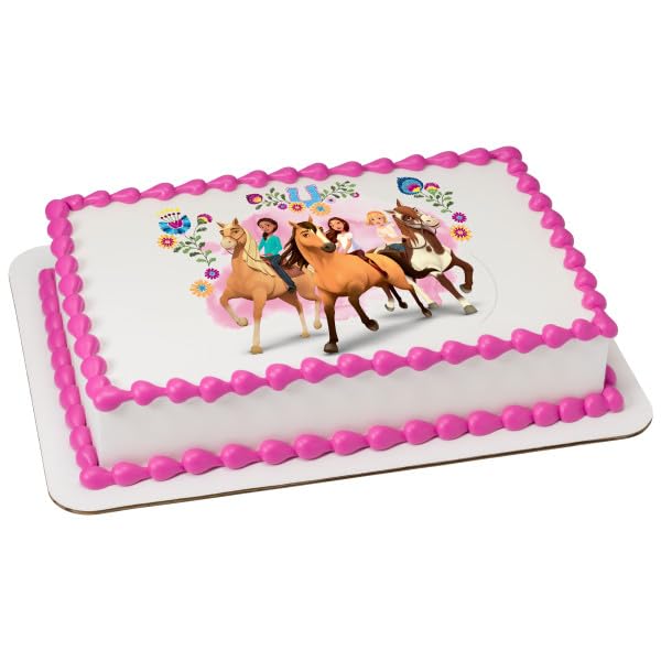 Spirit Find Your Adventure PhotoCake® Edible Cake Topper Icing Image for 1/4 Sheet cake or larger