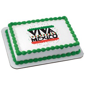 Luis Fitch - Viva Mexico Edible Icing Image (1/4 Sheet)