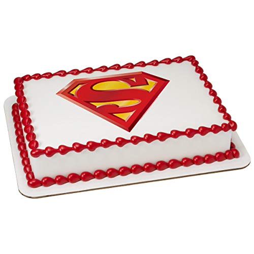 Superman Power Up PhotoCake® Edible Cake Topper Icing Image for 1/4 Sheet cake or larger