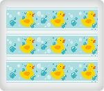 Ducky Edible Icing Image Cake Border Strips