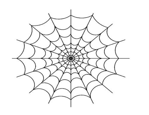 Spider Web Edible Cake Topper- 1/4 Sheet