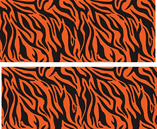 Tiger Stripes 4"x10" Edible Cake topper border side strips