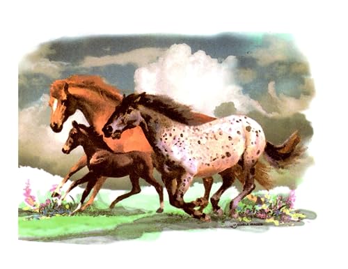 Wild Horses Edible Icing Image for 1/4 sheet cake