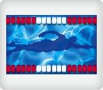 Swimming Edible Icing Image (1/4 Sheet)