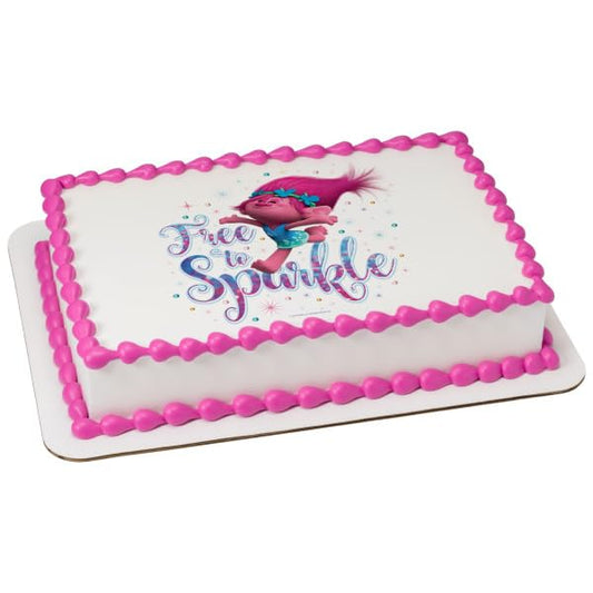 DreamWorks Trolls Free to Sparkle PhotoCake® Edible Image®