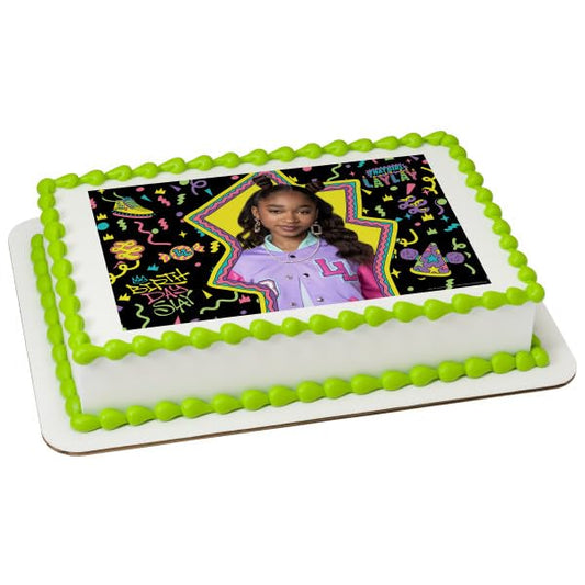 That Girl Lay Lay Birthday Slay PhotoCake® Edible Cake Topper Icing Image for 1/4 Sheet cake or larger