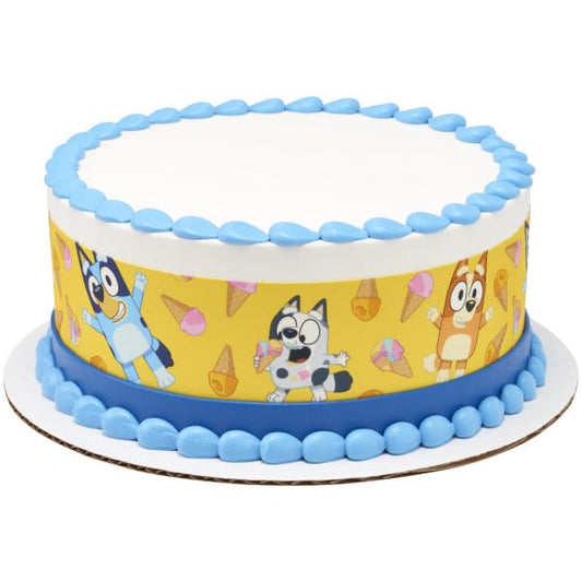 Bluey It's a sweet time! PhotoCake® Edible Image® Strips