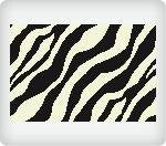 Zebra Pattern Edible Icing Image (1/4 Sheet)