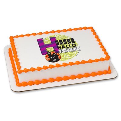 Halloween Edible Icing Image for 8 inch round cake