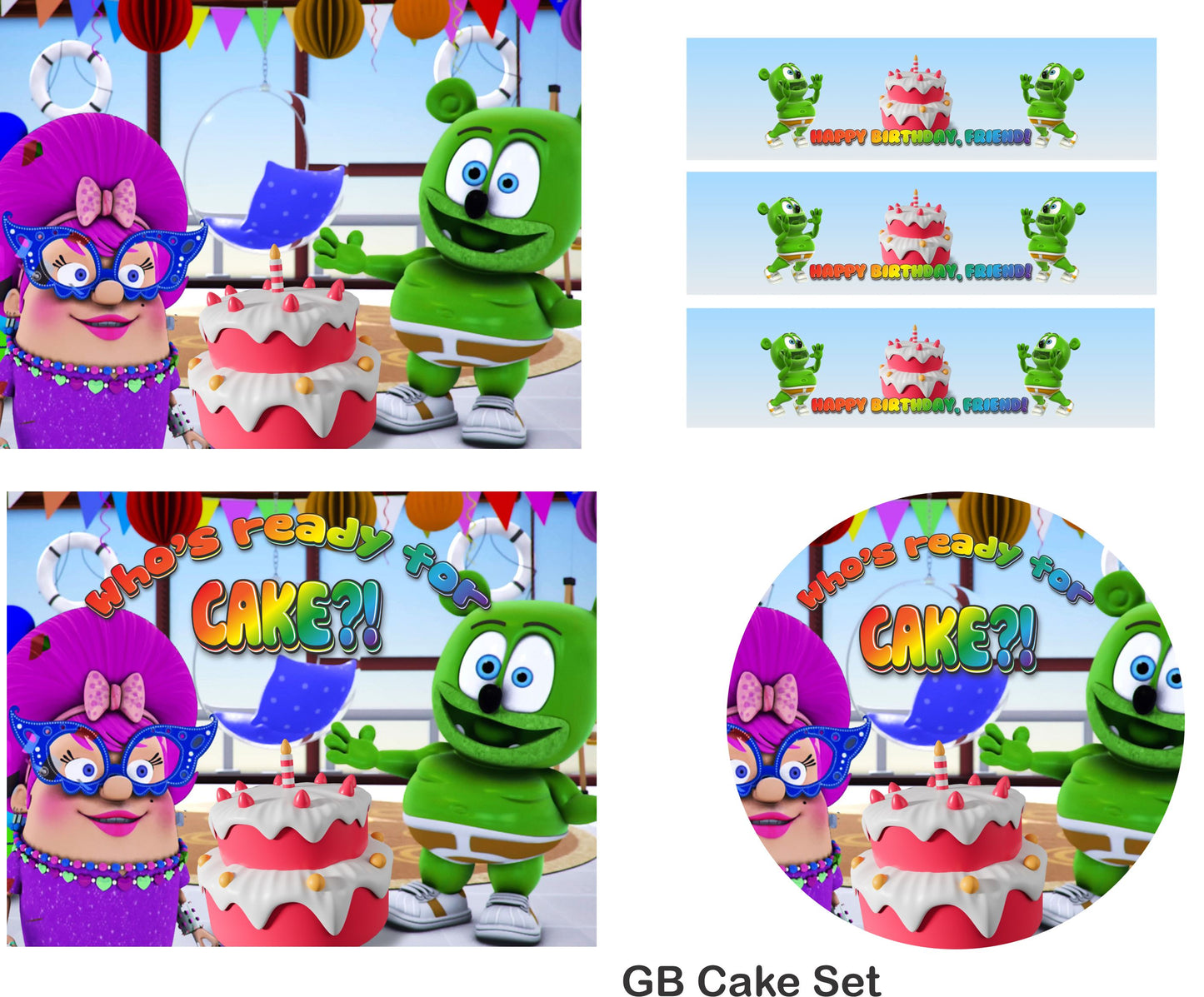 Gummibär Gummy Bear Cake Edible Cake Topper